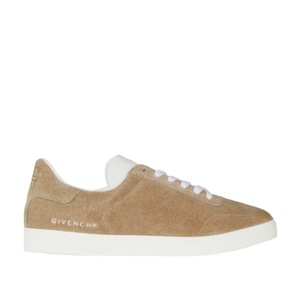 NWT Givenchy Women’s Beige Suede Sneakers - Picture 1 of 6